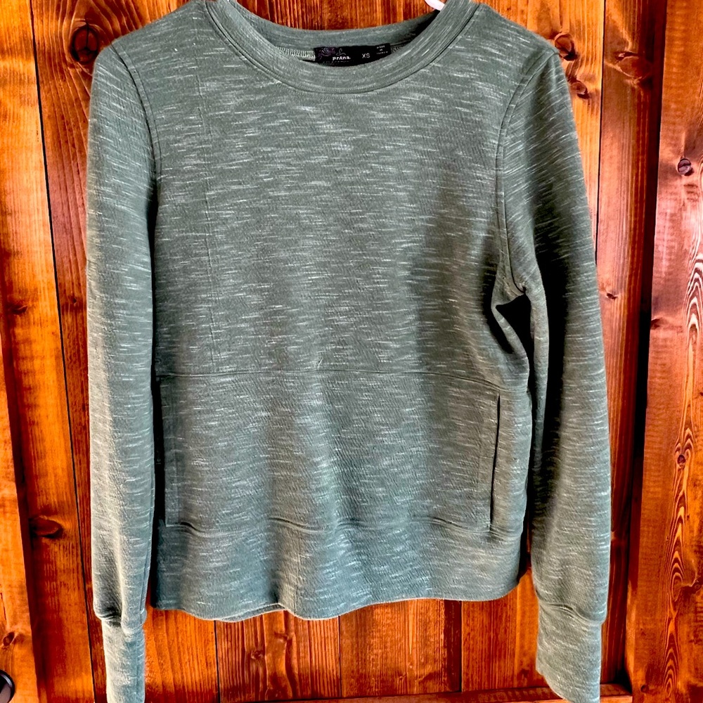 Prana green pullover